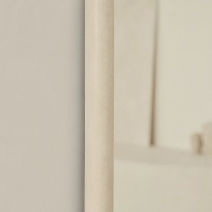 Espejo de cuerpo entero extra grande con marco de hormigón arqueado: 190 x 100 cm