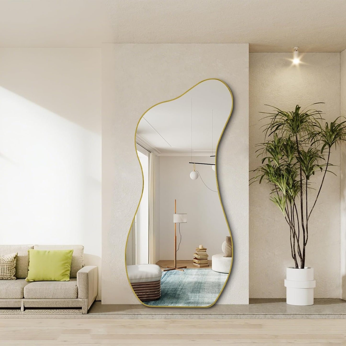 Espejo curvo de cuerpo entero 170 x 70 cm - Liquidación