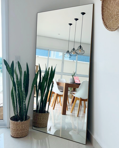 Espejo de suelo transparente de 1,82 x 0,90 cm - Liquidación